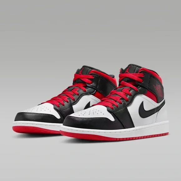 Nike | Shoes | Nwb Nike Air Jordan Mid Black White Red